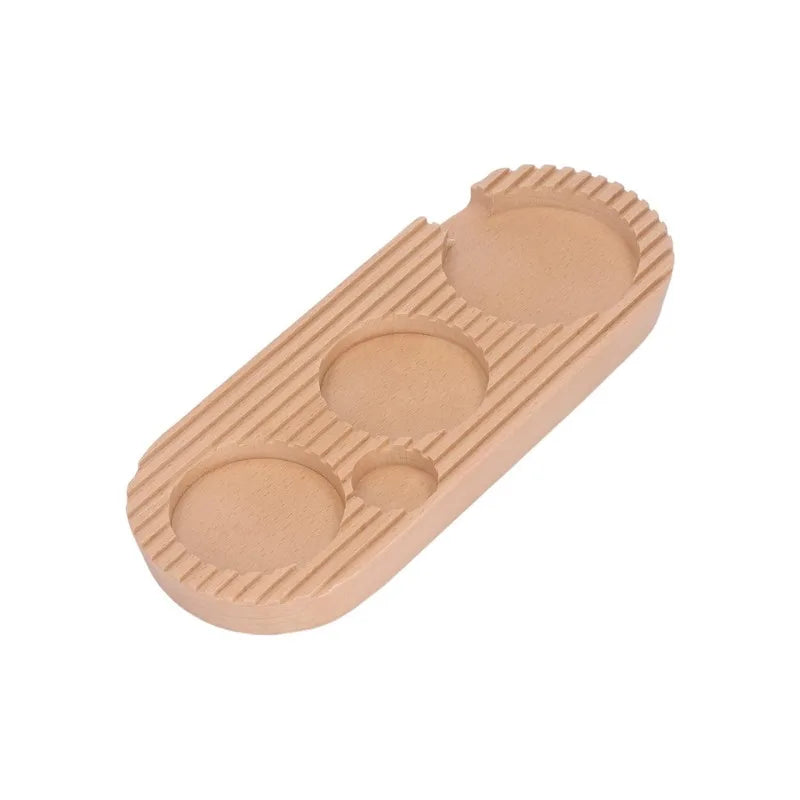 51/54/58MM Coffee Press Base Coffee Machine Handle Wooden Filling Seat Press Powder Seat Pad Cloth Powder Storage Base