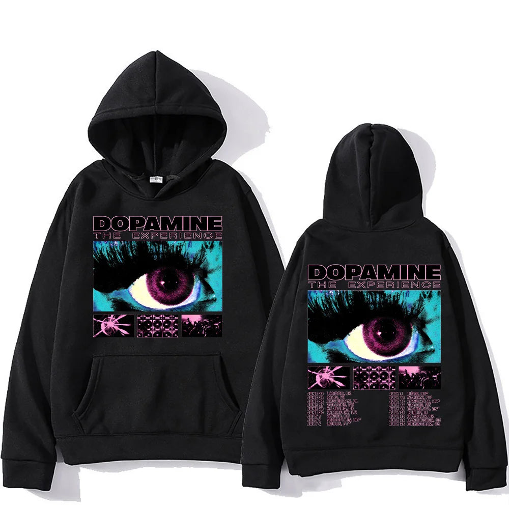 Rapper Lil Tecca New Hoodie Rapper Lil Tecca Dopamne The Experience Tour Pullover Women/Men Hip Hop Fashion Oversized Streetwear