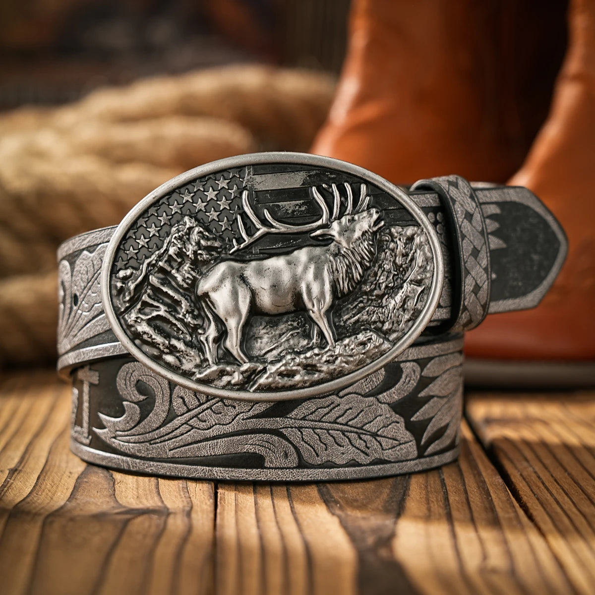Vintage meets fashion! Alloy buckle PU belt, suitable for both men and women, to create a personalized Western style