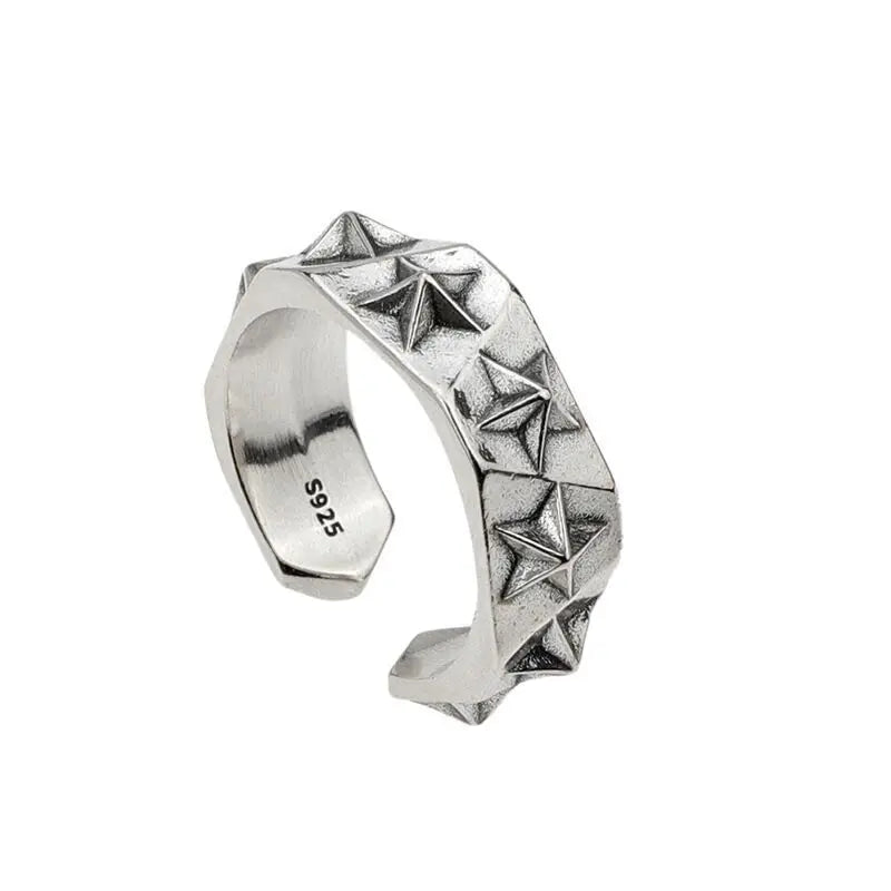 925 Sterling Silver Star Rings For Women Luxury Designer Jewelry Trending Products Accessories Wholesale