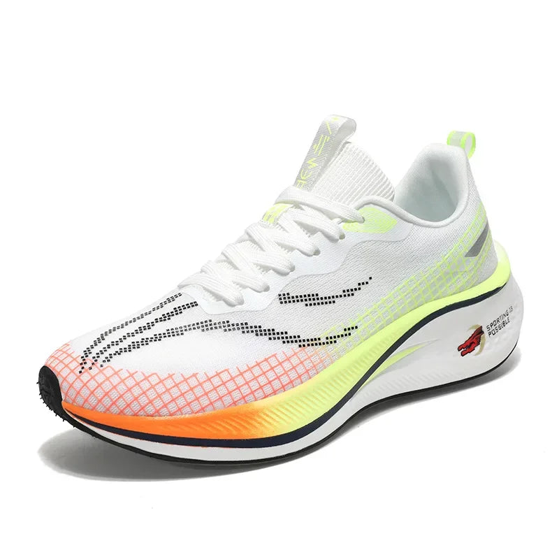 New Red Rabbit 7 Couple Carbon Board Mesh Breathable Sports Shoes Elderly Trendy Shoes Men's Casual Running Shoes Summer EVA Upp