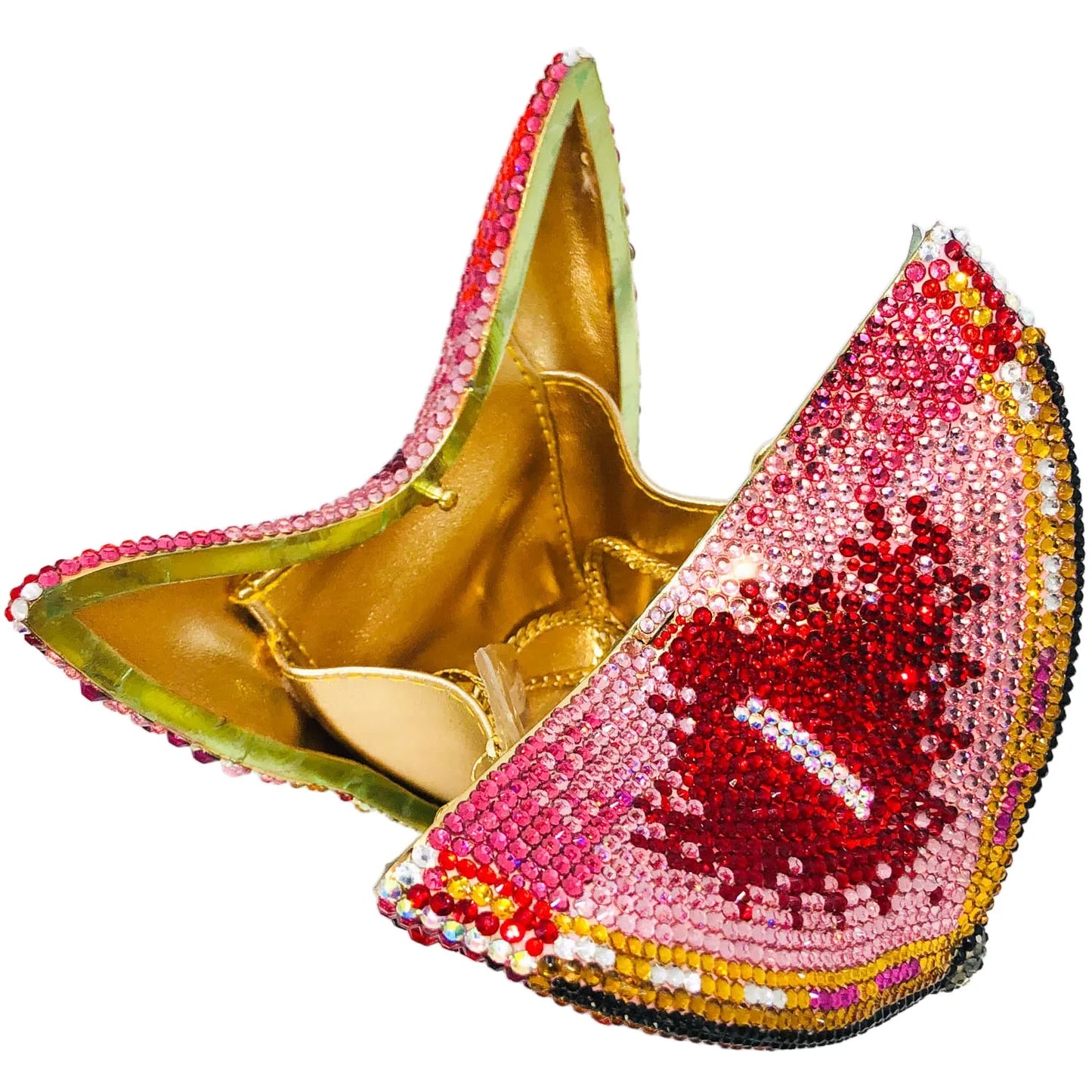 Boutique De FGG Novelty Butterfly Rhinestone Clutch Purse Handmade Women Crystal Clutch Evening Bags Party Prom Minaudiere Bag