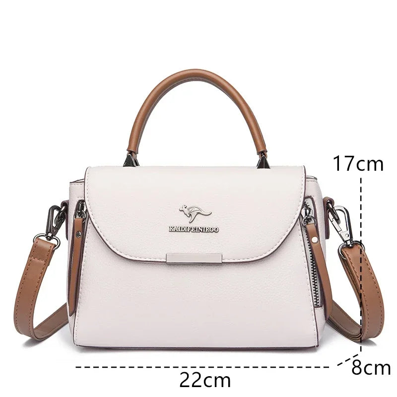 High Quality Pu Leather Casual Crossbody Shoulder Bags for Women 2023 New Luxury Purses and Handbags Women Bags Designer Totes