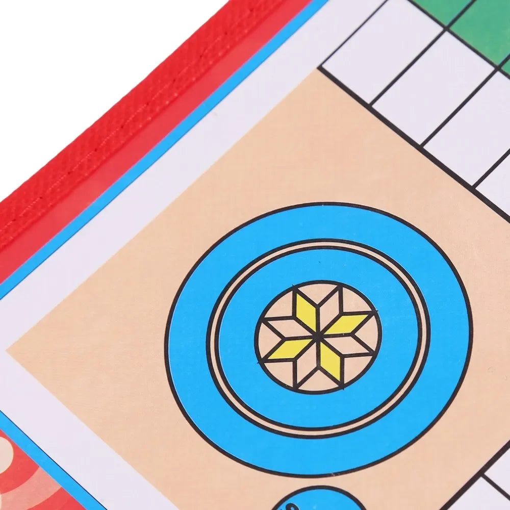 Kids Classic Flight Chess Game Ludo Chess Game Family Party Children Fun Board Game Toys Educational Toys for Children Fun Gifts