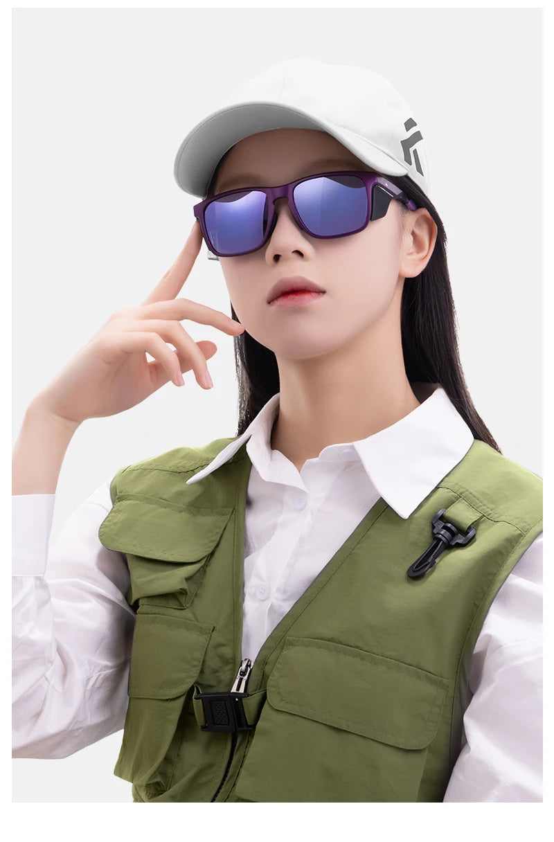 Kapvoe Polarized Outdoor Fishing Sunglasses Men Women MTB Road Bicycle Cycling Glasses Sports Camping Bike UV400 Fishing Goggles