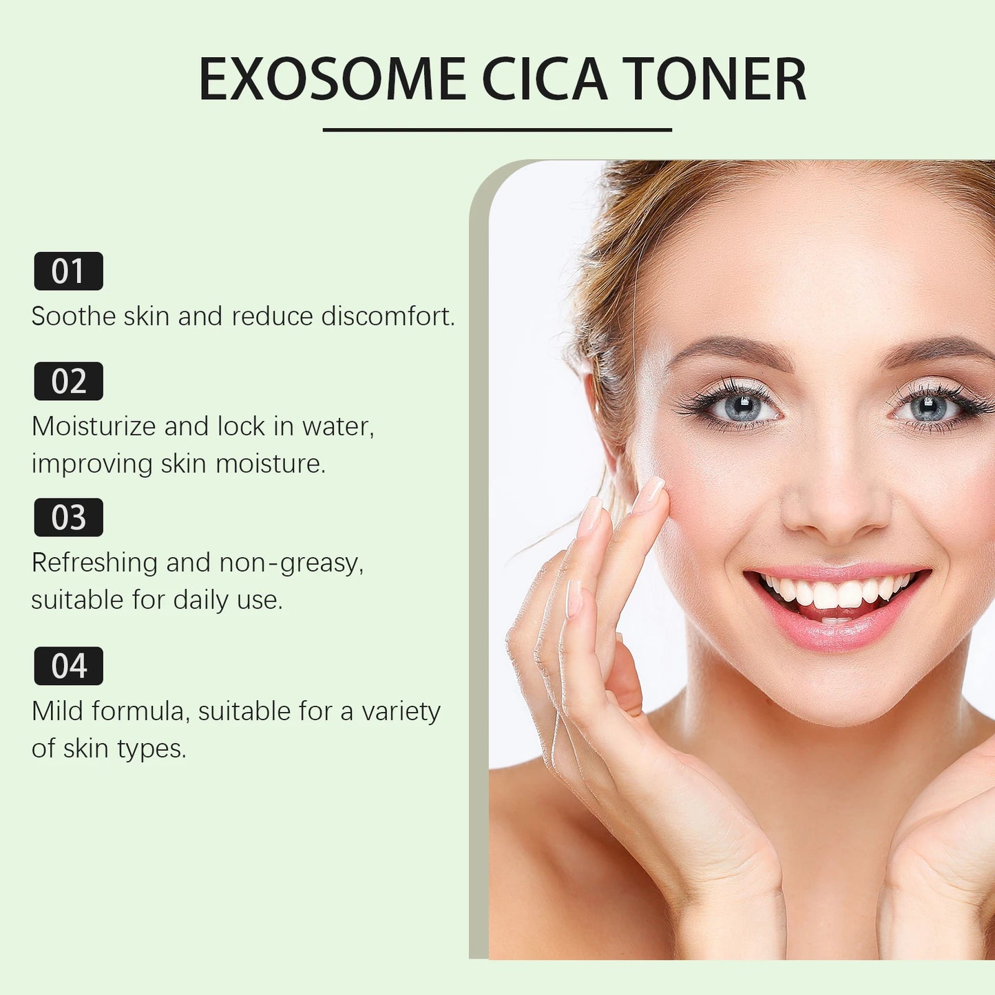 Soothing Centella Toner Moisturizing Water Brightening Oil Control Refresh Repair Shrink Pores Nourishing Facial Toner Skin Care