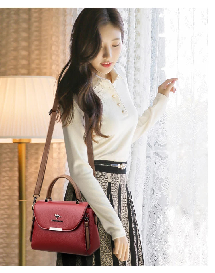 High Quality Pu Leather Casual Crossbody Shoulder Bags for Women 2023 New Luxury Purses and Handbags Women Bags Designer Totes
