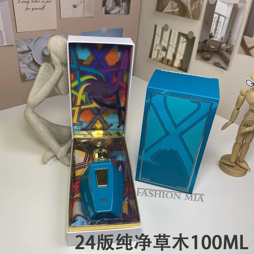 عطر 100 مل مصمم في زجاجة زجاجية من الإسكندرية عطر بخاخ للجسم للرجال والنساء برائحة خشبية زهرية تدوم طويلاً