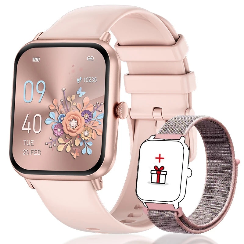 LIGE Fashion 1.83”HD Women Smart Watch Sports Fitness Watch Health Monitoring Digital Men Waterproof Smartwatch Ladies Bracelet
