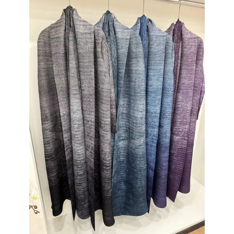 KAF Women Abaya 2025 Spring and Autumn New Fashion Retro Printing Loose Large Size Cardigan Design Luxury Female Abaya