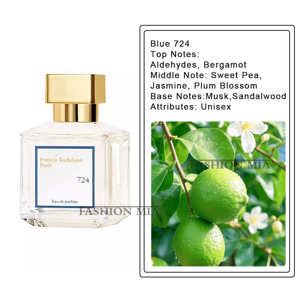 70ml Brand Rouge 540 Women Perfume Long Lasting Men Cologne Floral Pheromone Fragrance Gift Daily Work Dating Perfume