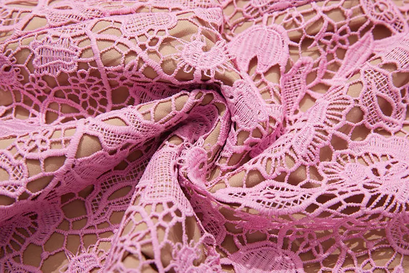 Sheath Bodycon Flower Embroidery Lace Prom Dress – Women's Summer/Fall Short Sleeve Midi Evening Dress