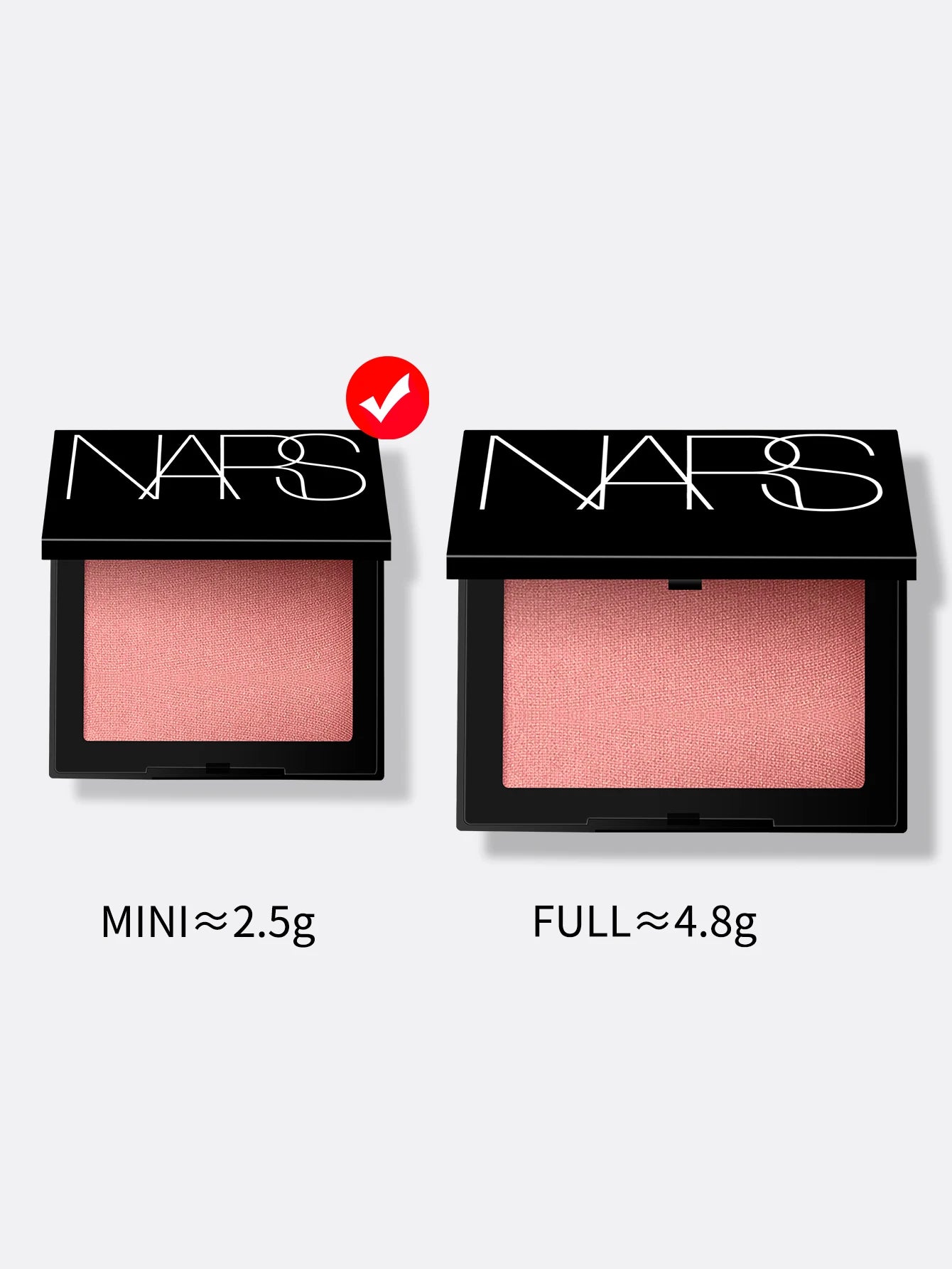 NARS Blush Mini Size - Orgasm - Pressed Powder - 0.09FL.OZ./2.5g