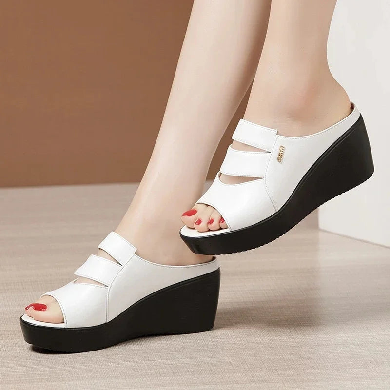 Women’s Wedge Heel Platform Sandals – Summer Comfort, Size 32–43