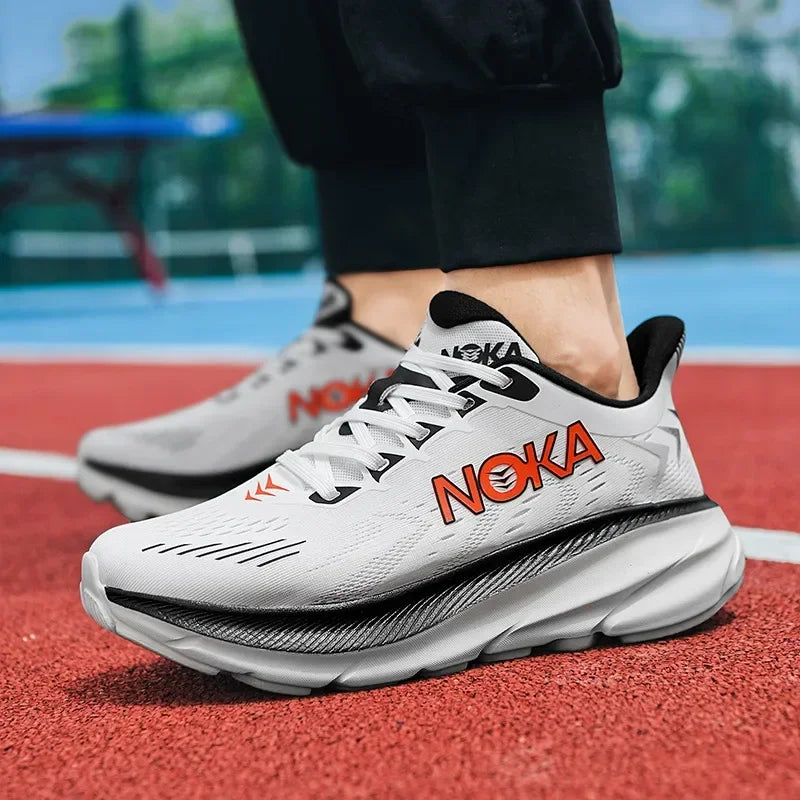 Marathon Sports Running Shoes Men Breathable Lightweight Sneakers Comfortable Athletic Nonskid Leisure Outdoor Sneakers for Men