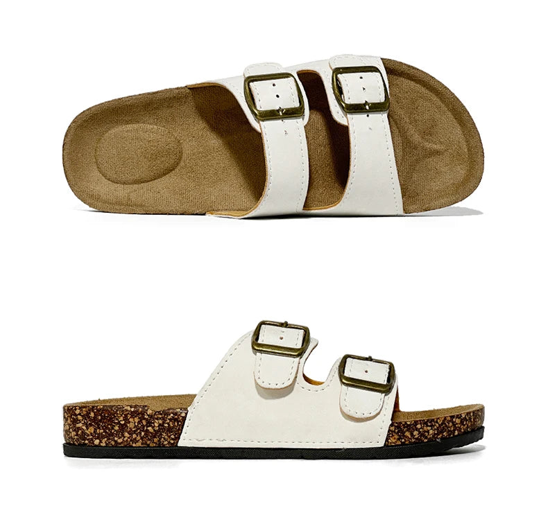 Leather Sandal For Men And Women Beach Sandals 2025 Designer Men's Shoes Women Comfortable Slipper Original Brands Shoes Summer
