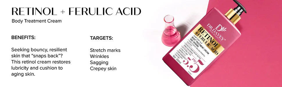 PH 5.5 Retinol Body Lotion Firming Moisturizer Wrinkle Cream Boosts Skin Firmness For Face, Body, Dry Skin Improves Elasticity