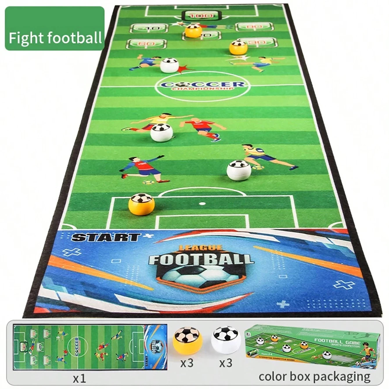 Portable Children Interactive Social Board Games Curling Soccer Bowling Table Games Mat Family Friend Party Fun Indoor Sport Toy