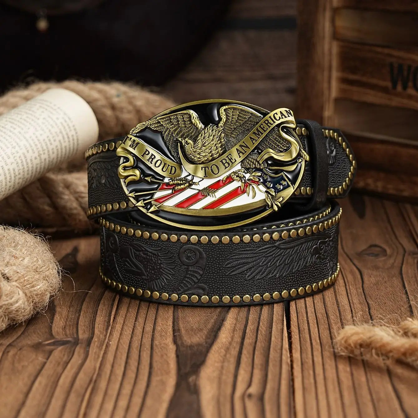 Retro Western-Style PU Leather Belt – Unisex Casual (Men & Women)