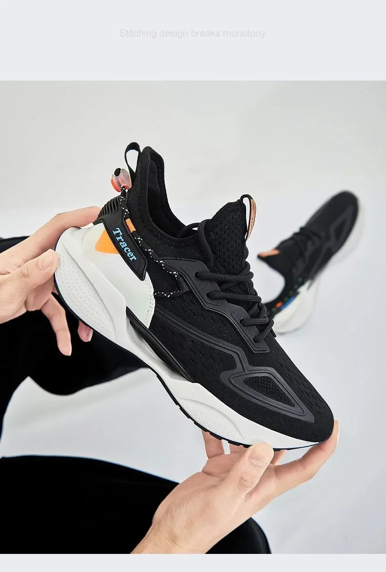 Men Casual Sneakers Running Shoes Fashion Outdoor Sneaker Fashion Sports Shoes Mesh Breathable Cushioning Basketball Footwear