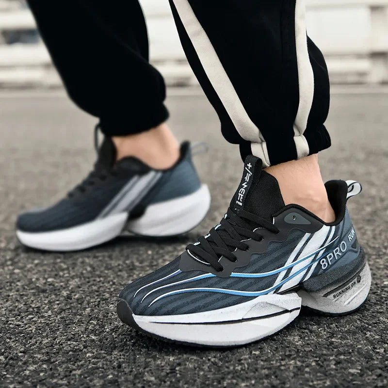 Marathon Sports Running Shoes Men Breathable Lightweight Women's Comfortable Athletic Nonskid Leisure Outdoor Hiking Sneakers