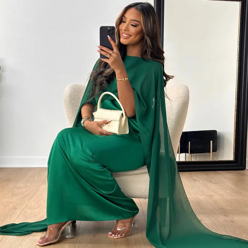 Women Dress Long Dresses Solid Round Neck Full Sleeve Casual Regular Loose Fit Elegant Splice High Waist Vestidos