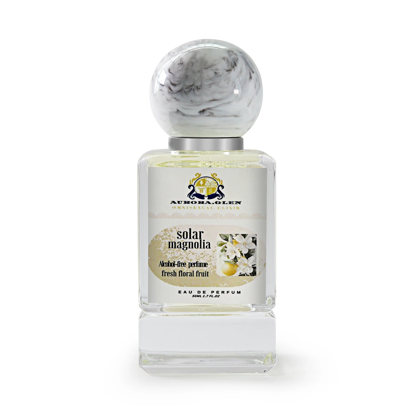 Jade Orchid Perfume Oil 50mL for Women Alcohol-Free Floral Scent Long-Lasting Skin Sensitive White Orchid Bergamot Musk Perfume