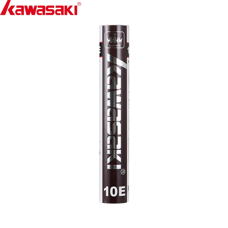 Kawasaki Badminton Shuttlecock King 10E Goose Feather Shuttlecock Training Sports Speed 76 77 Badminton Ball