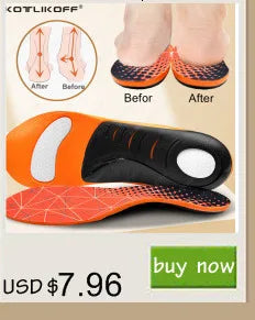 Leather Orthotic Insole For Flat Feet Arch Support Orthopedic Shoes Sole Insoles For Feet Men Women Children O/X Leg Corrected