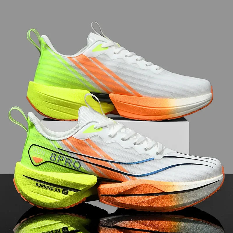 Marathon Sports Running Shoes Men Breathable Lightweight Women's Comfortable Athletic Nonskid Leisure Outdoor Hiking Sneakers