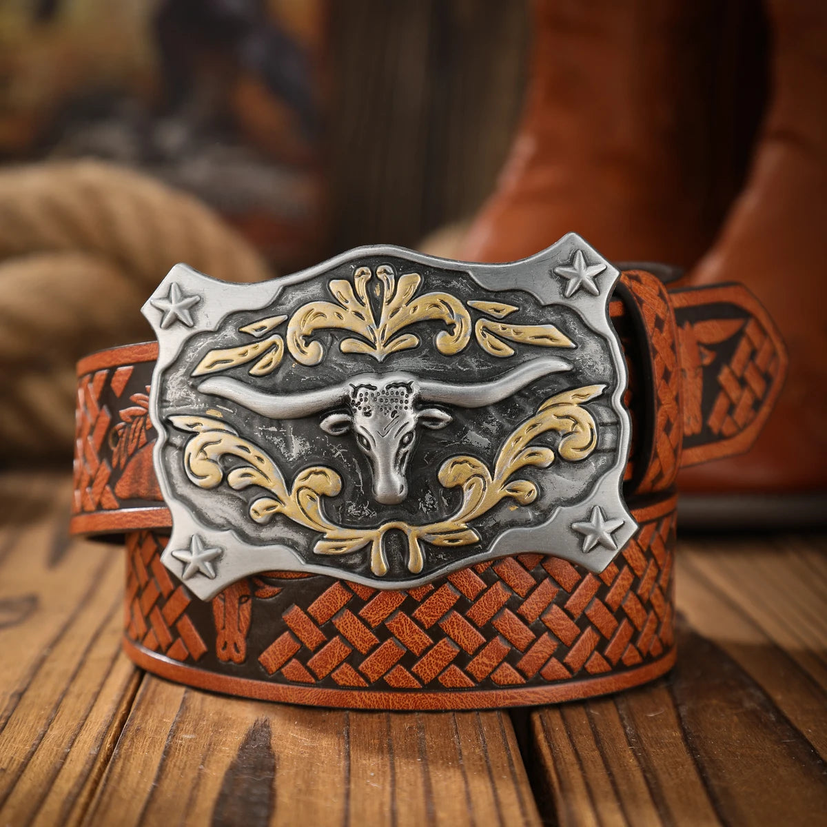 Vintage meets fashion! PU alloy buckle belt, suitable for both men and women, to create a personalized Western style