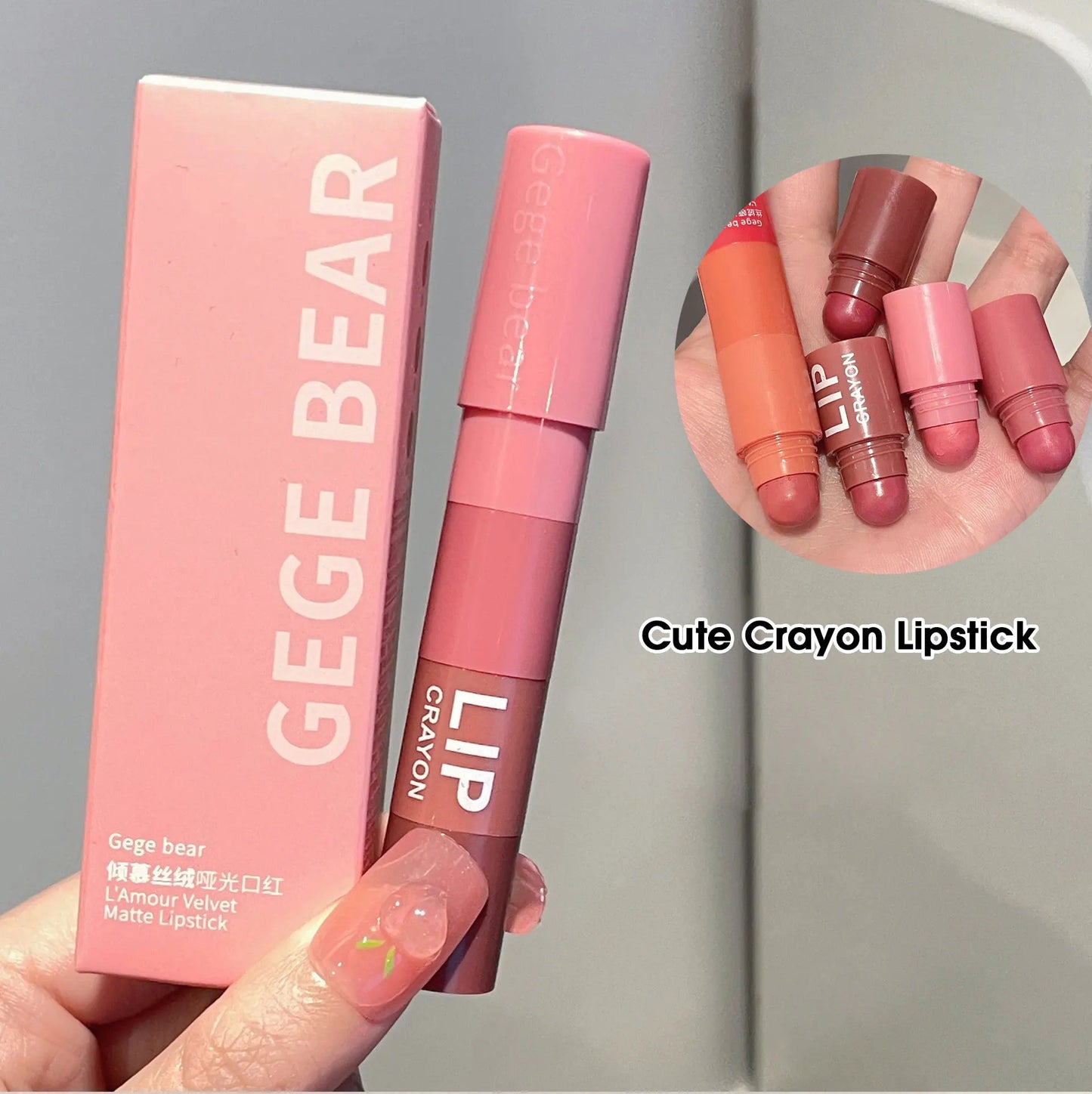 4-Color Matte Velvet Mist Lipstick,1Pc Waterproof Non-Stick Cup Long-Lasting Wear Lipstick For Women