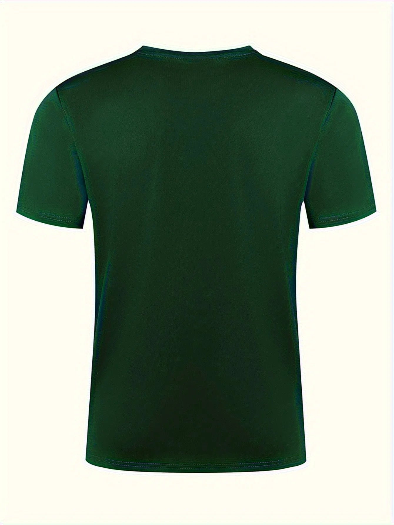 Men's Summer 100% Cotton Fashionable Casual Sports Loose Teddy Bear Headphones Print Round Neck Short Sleeve T-shirt Top