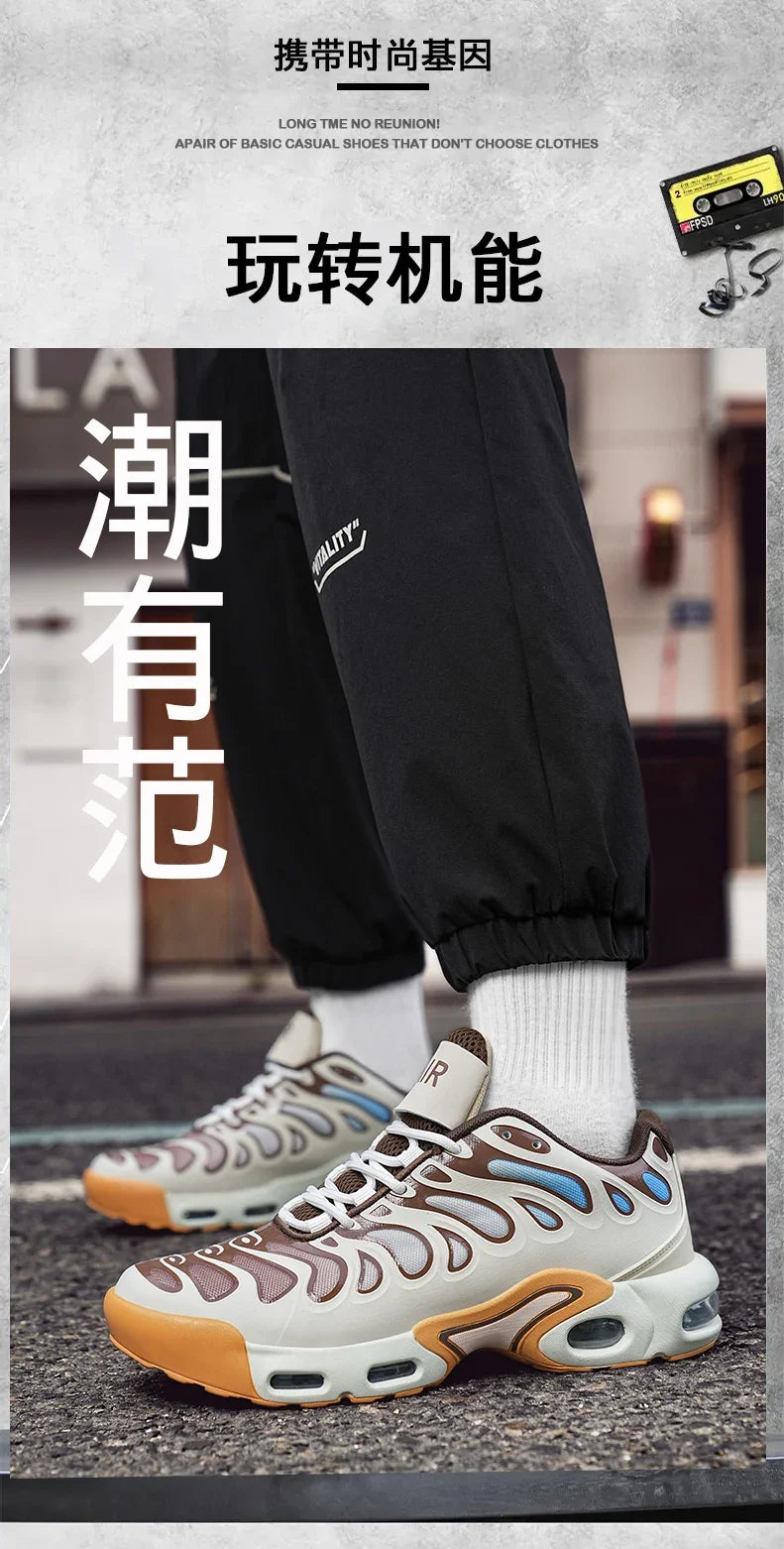 Men&Women Casual Shoes Versatile Outdoor Walking Non-slip Wear Resistant Men's Gym Jogging Soft Cozy Air Cushion Sports Shoes