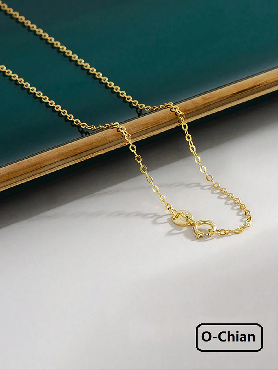 GRA 18K Gold Minimalist Box Snake Chain Necklace for Women Gift 40cm 45cm Choker Real 925 Sterling Silver Fashion Fine Jewelry