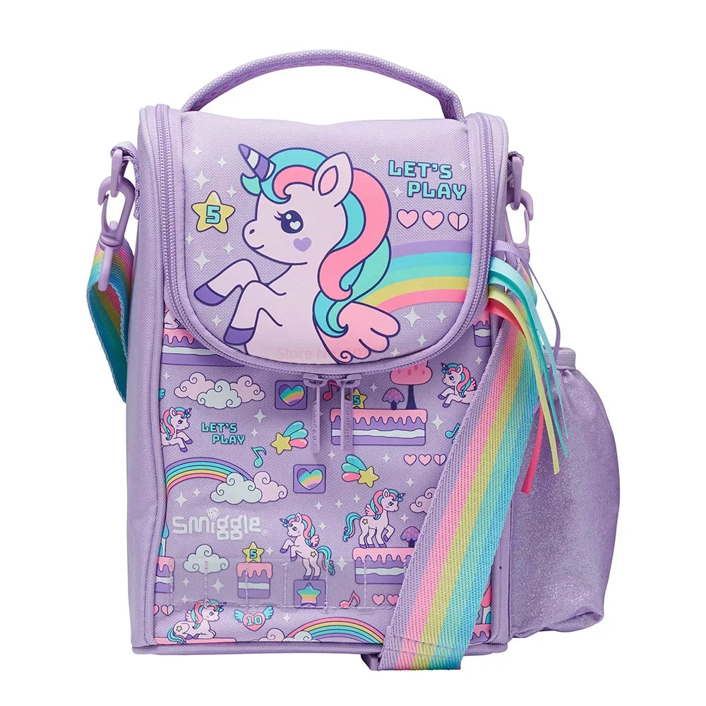 Genuine Australia Smiggle Backpack Student School Bag Pen Case Lunch Bag Double Shoulder Backpack Gift Separate Purchases