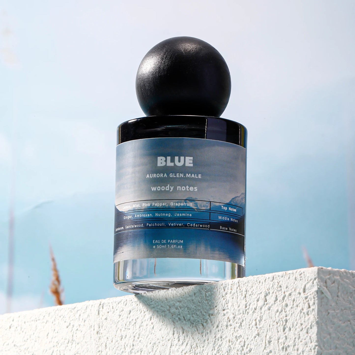 Luxury Azure Men's Perfume Woody Cologne - Premium Masculine Fragrance Grapefruit Pink Pepper Vetiver Scent 12H