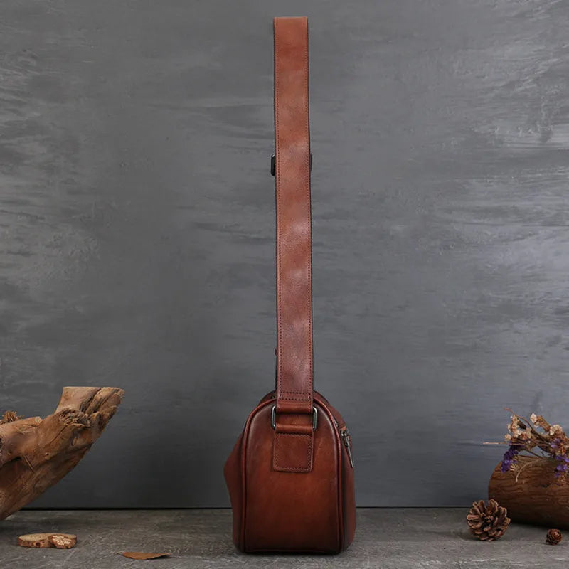MOTAORA 2025 New Cowhide Handmade Shoulder Bag For Women Vintage Large Capacity Messenger Bags Genuine Leather Handbag Purse