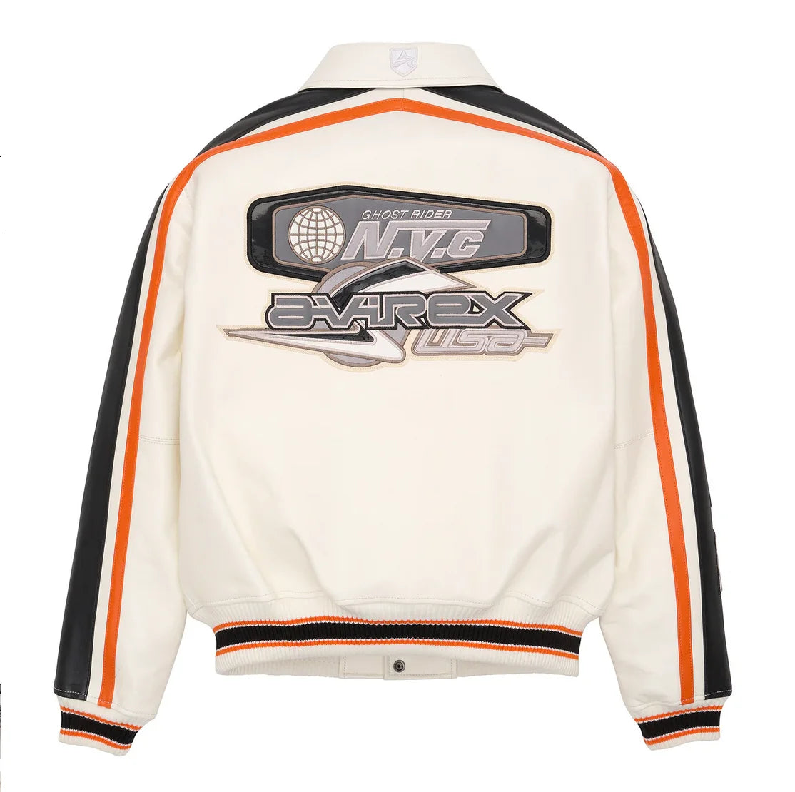 Varsity Jacket Colorblocking Men's Genuine Leather apparel America Size French Sheepskin Autumn Winter Warm Thickness Coat tops