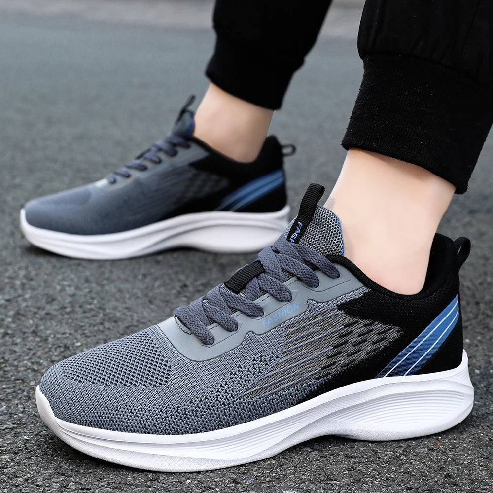 Men's Running Shoes 2025 New Lightweight Breathable Mesh Sneakers, Fashion Casual Sports Shoes for Outdoor Walking, Non - slip C