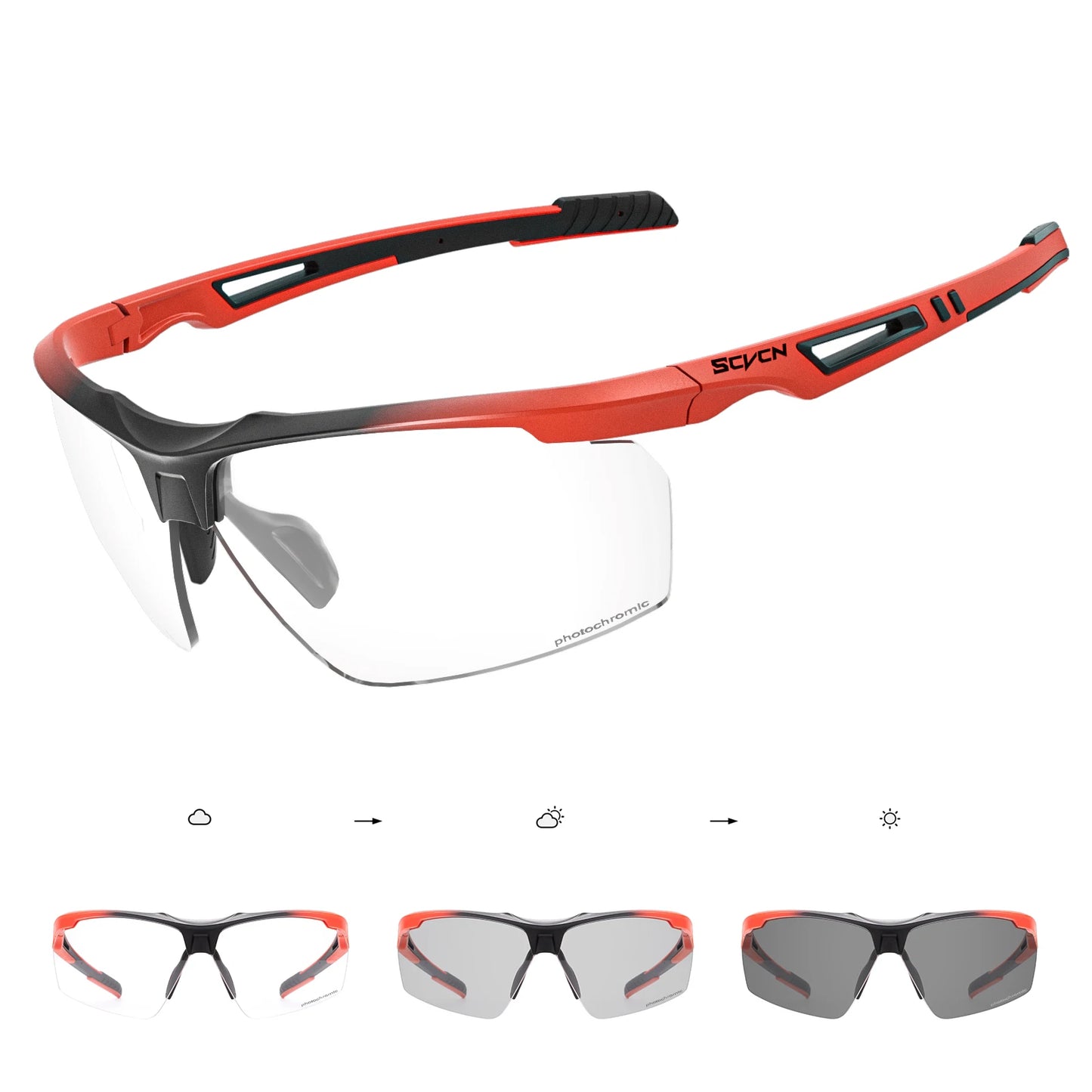 SCVCN Polarized Cycling Glasses Fishing Sunglasses UV400 Protection Bicycle Sports MTB Road Bike Eyewear Men Women Cycle Goggles