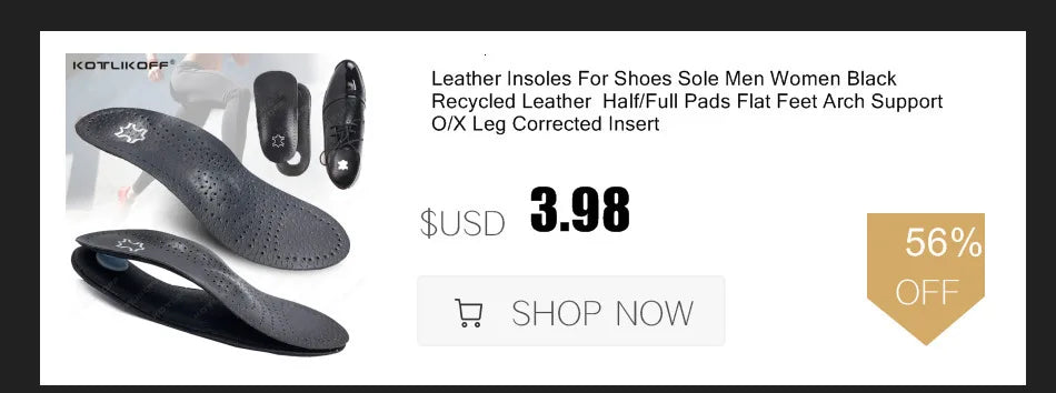 Leather Orthotic Insole For Flat Feet Arch Support Orthopedic Shoes Sole Insoles For Feet Men Women Children O/X Leg Corrected