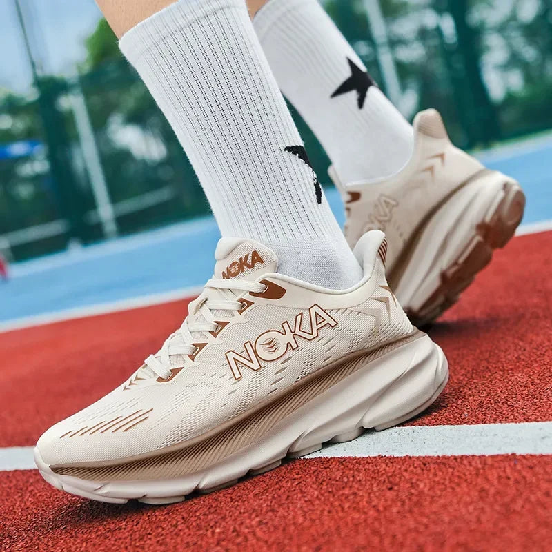 Marathon Sports Running Shoes Men Breathable Lightweight Sneakers Comfortable Athletic Nonskid Leisure Outdoor Sneakers for Men
