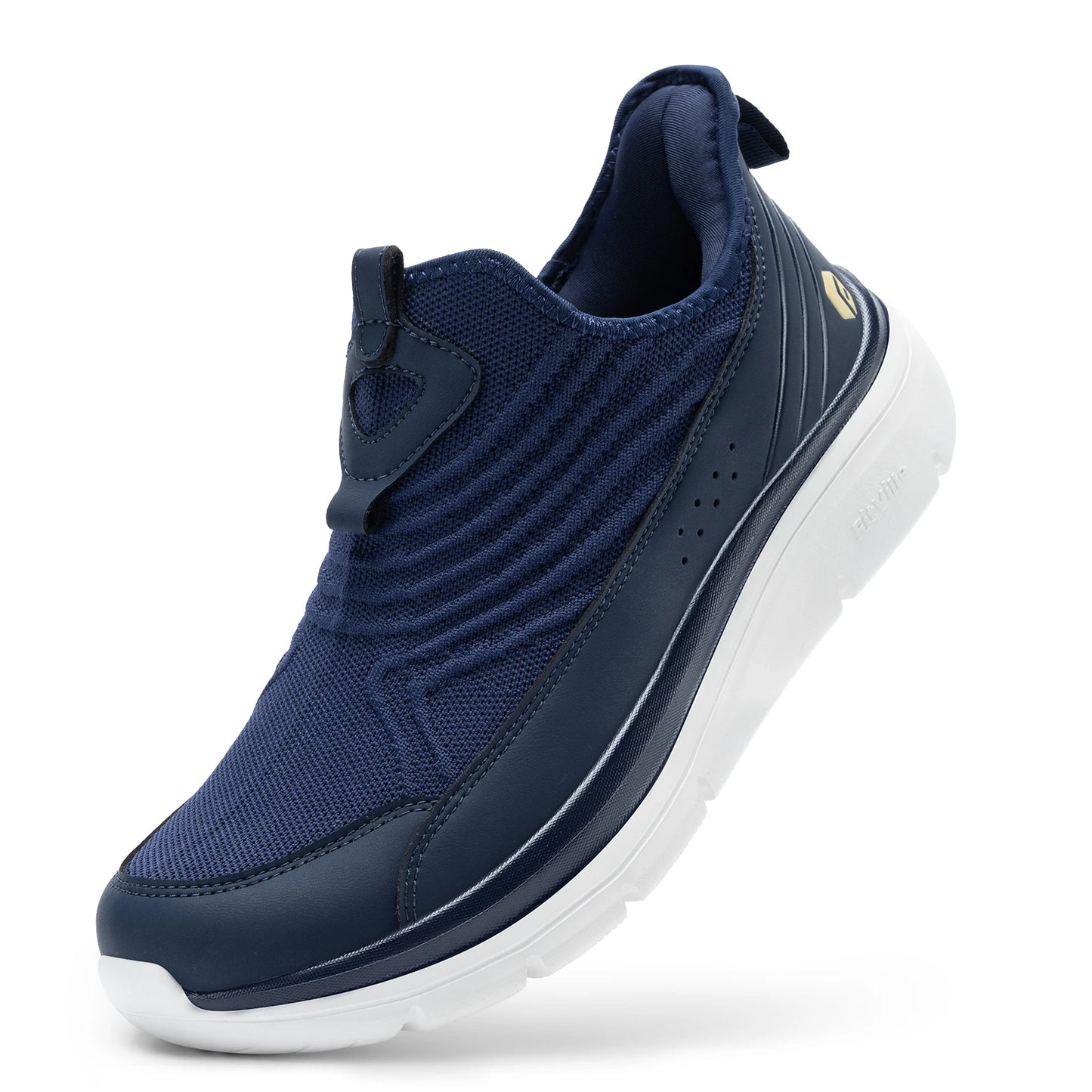 Fitville Wide Men's Slip-On Walking Shoes Lightweight Breathable Outdoor Casual Sports Running Shoes Sneakers For Swollen Feet