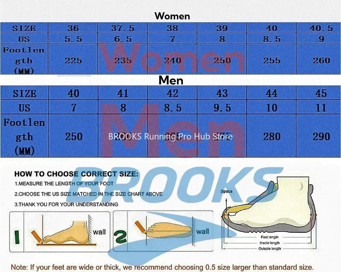 Brooks Glycerin Max Men’s Running Shoes – Breathable, Anti-Slip, Shock-Absorbing Sneakers