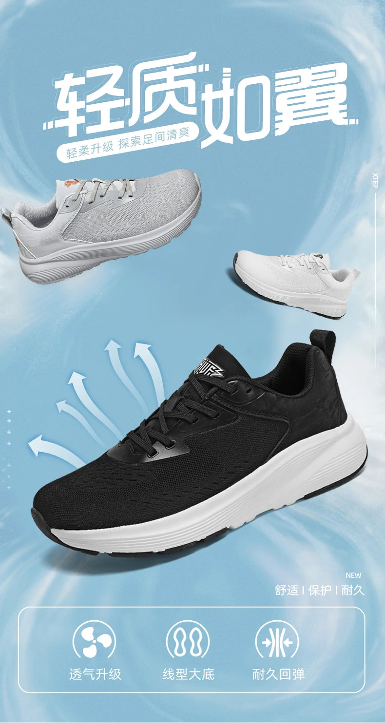Couples breathable mesh casual sports shoes summer new non-slip outdoor running shoes plus size light men and women's sneakers
