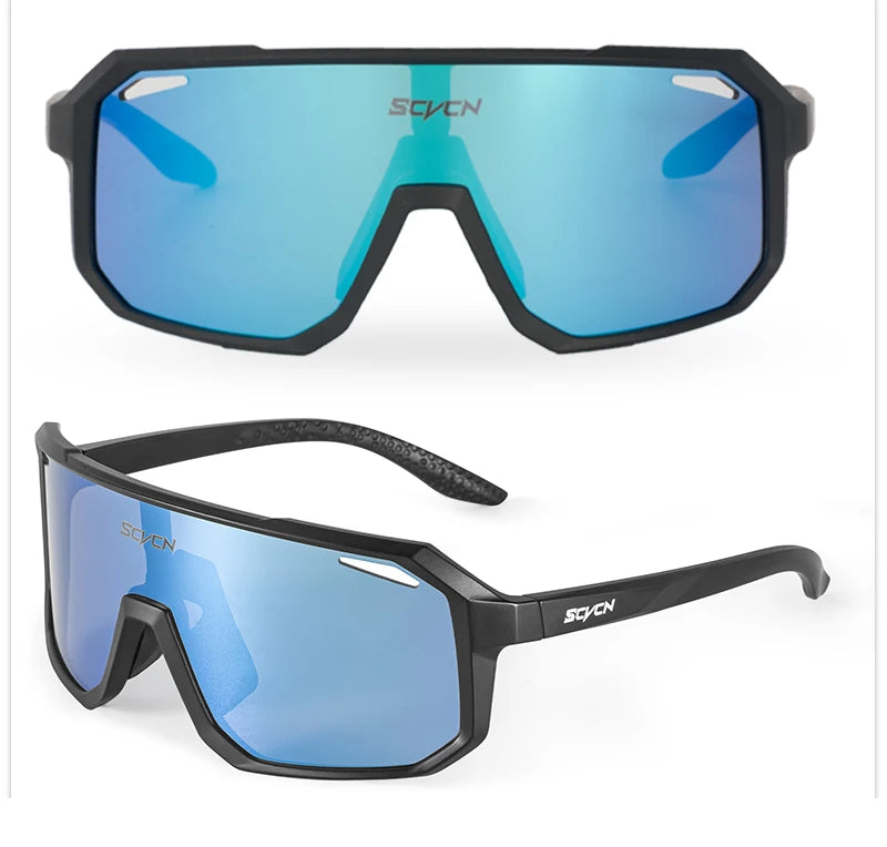 SCVCN Outdoor MTB Driving Glasses Cycling Sunglasses UV400 Women Sports Running Eyewear Men Road Bicycle Glasses Bike Goggles