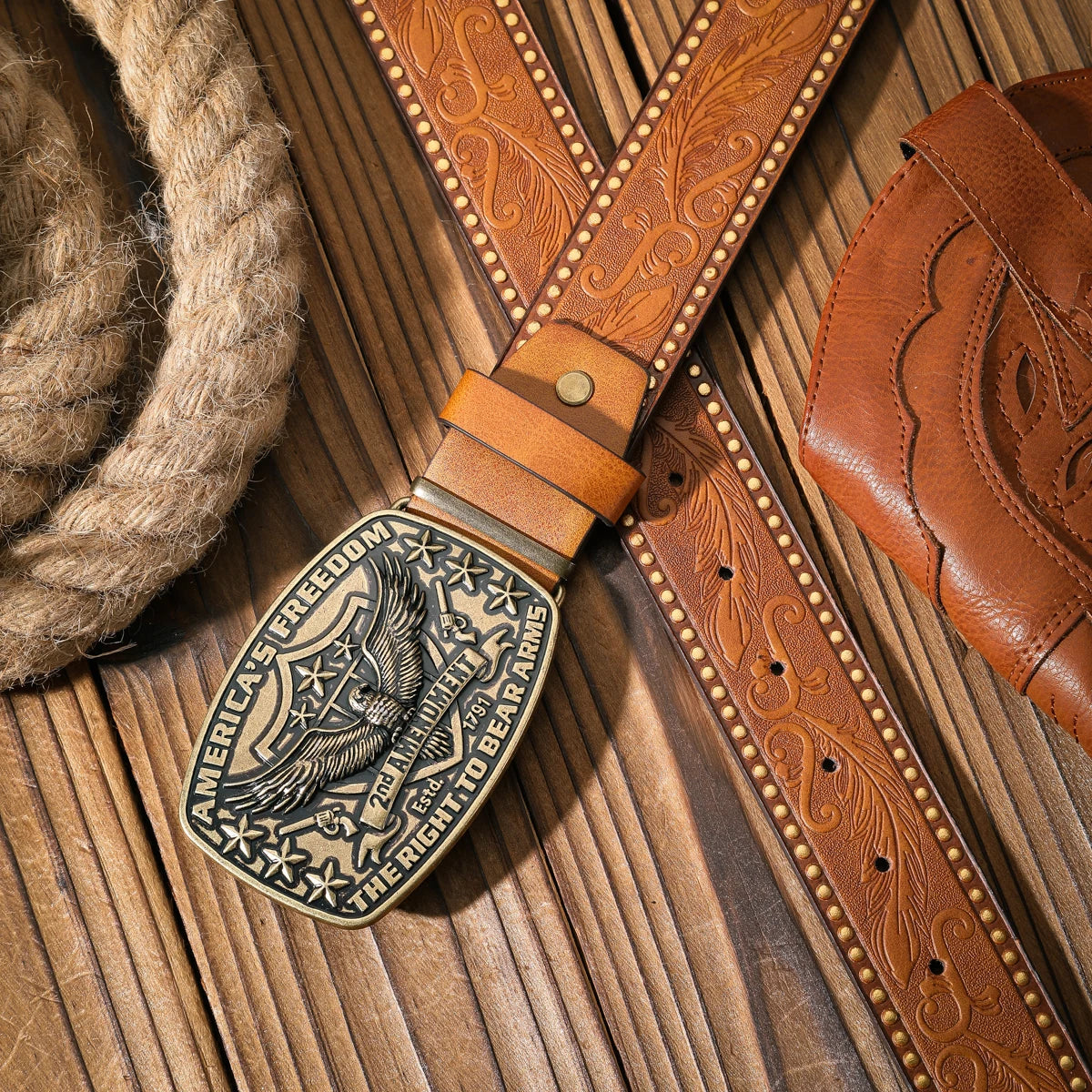 A casual and retro belt, a waist accessory for Western-style clothing, metal buckle, PU belt, suitable for both men and women