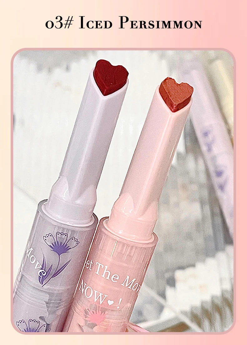 Gege bear flower words honey lipstick moisturizing mirror gloss jelly love lipstick lipstick pen