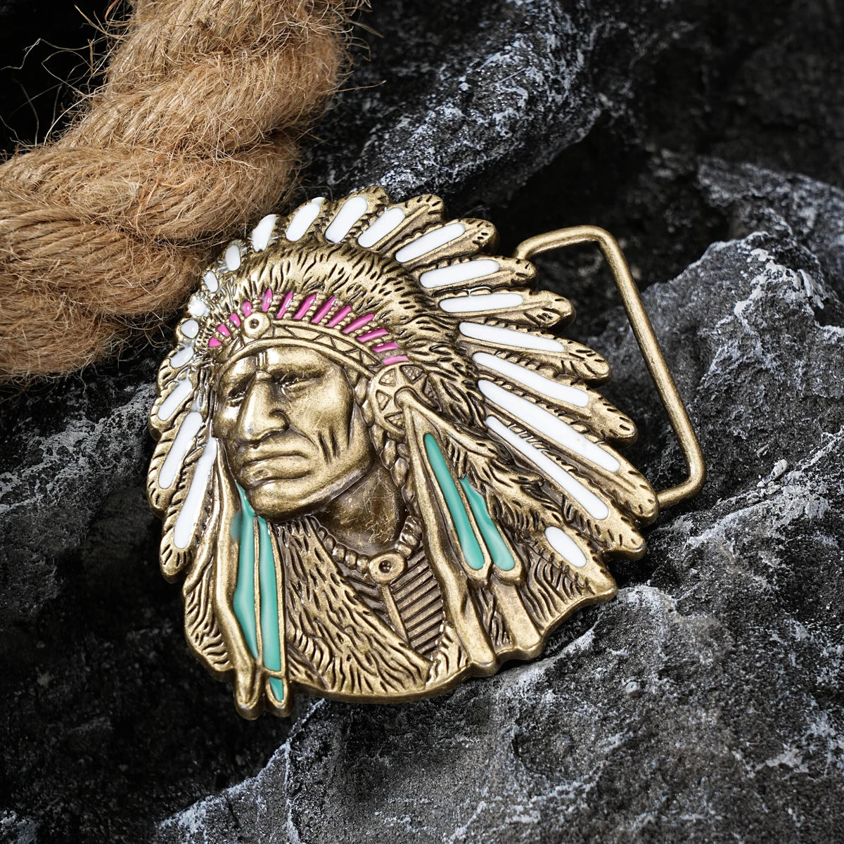 Western style plate buckle one